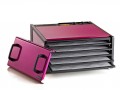 Excalibur deshidrator cu 5 tavi si timer complet din inox Radiant Raspberry